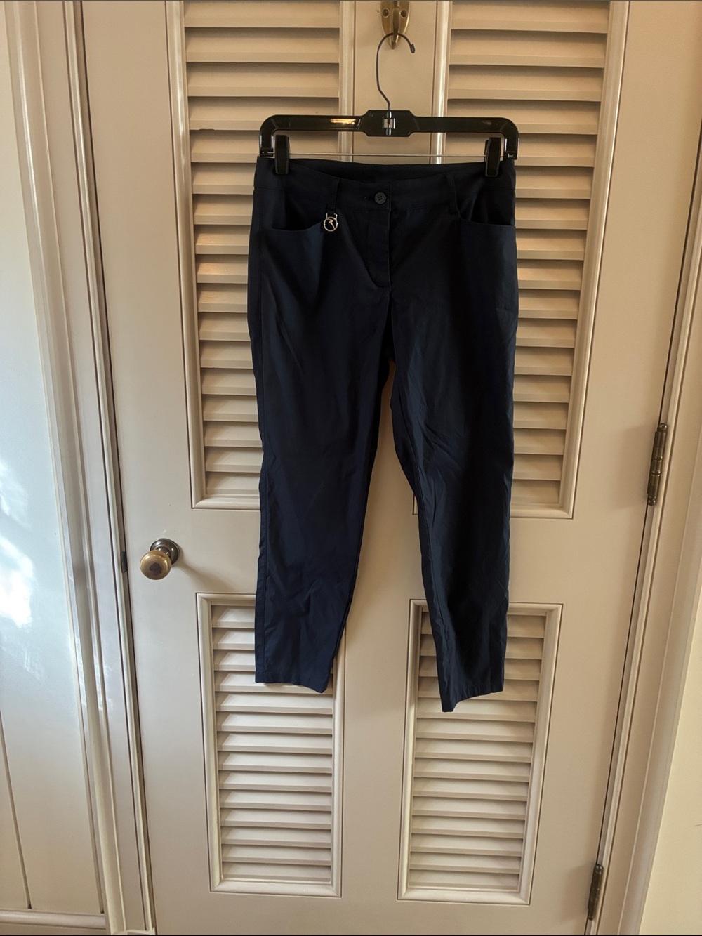 Chervo Sports Navy Slim Ankle Pants